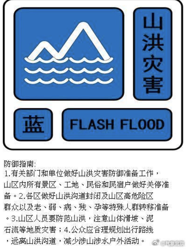 雷阵雨+个别点暴雨+7级左右短时大风！北京三预警齐发！具体时段——