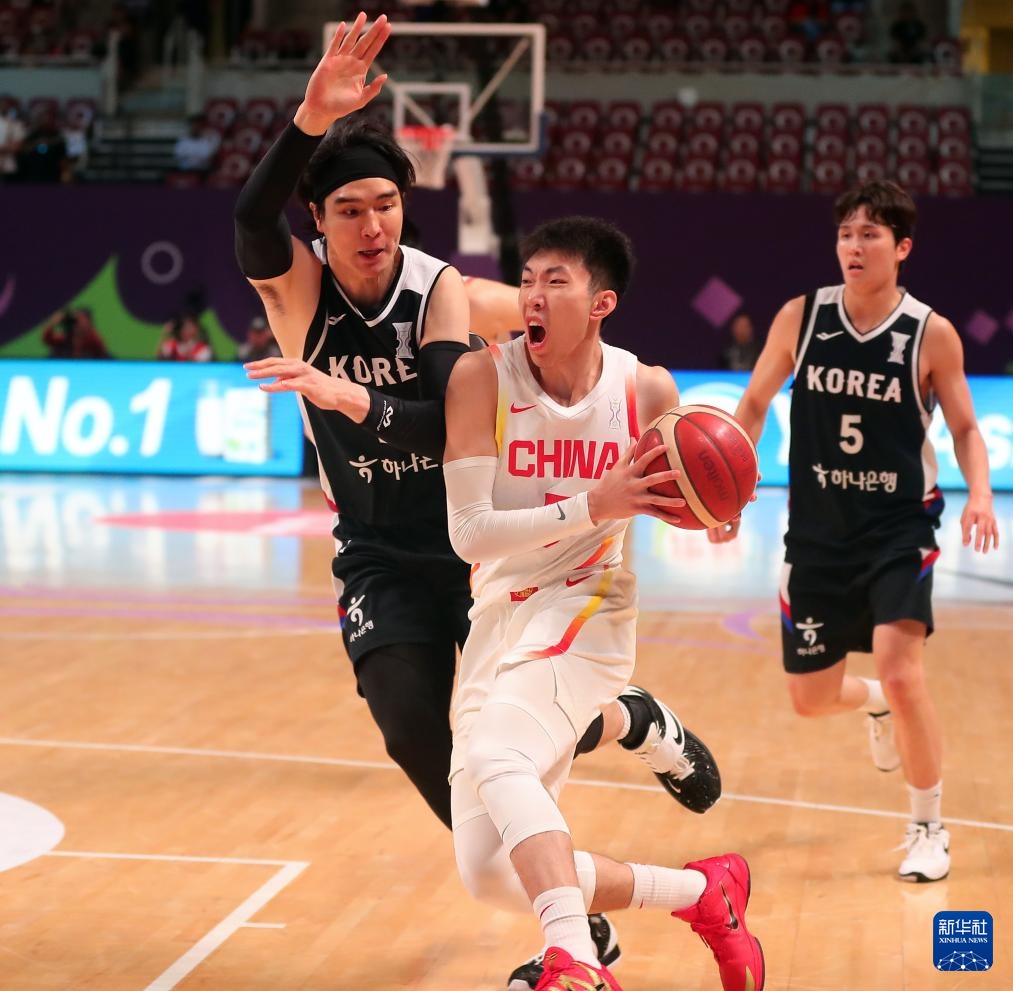 国际篮联亚洲杯：中国队胜韩国队 晋级四强