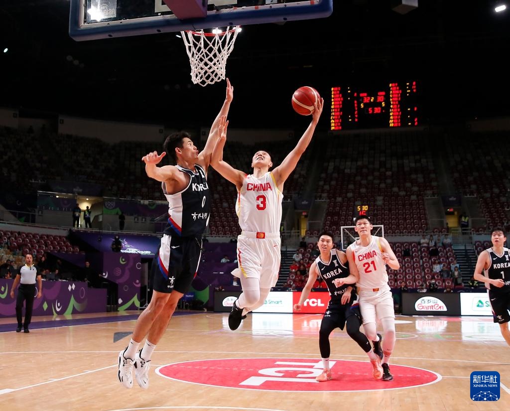 国际篮联亚洲杯：中国队胜韩国队 晋级四强