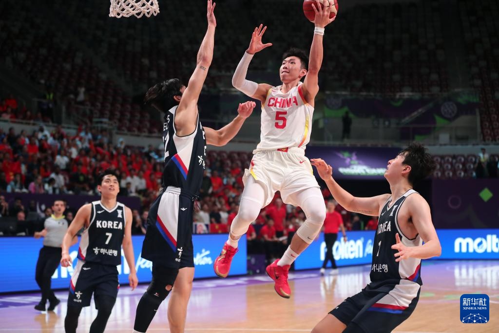 国际篮联亚洲杯：中国队胜韩国队 晋级四强
