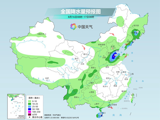 受“杨柳”残涡影响 贵州等地有强降雨 东北华北强对流天气频繁