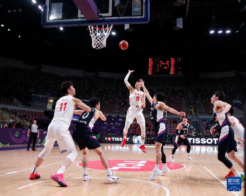 国际篮联亚洲杯：中国队胜韩国队 晋级四强