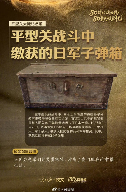 铭记！9件抗战文物承载英勇抗争记忆