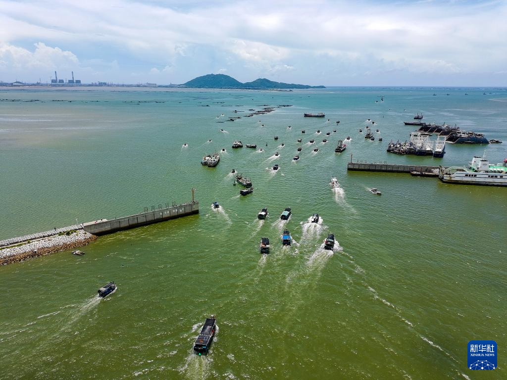 广东茂名:千帆竞发迎开渔 广东茂名:千帆竞发迎开渔