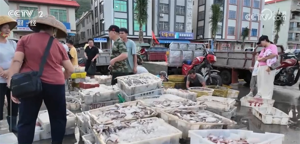 “海鲜+水产”上市供销两旺 “菜篮子”丰盈升腾“烟火气”