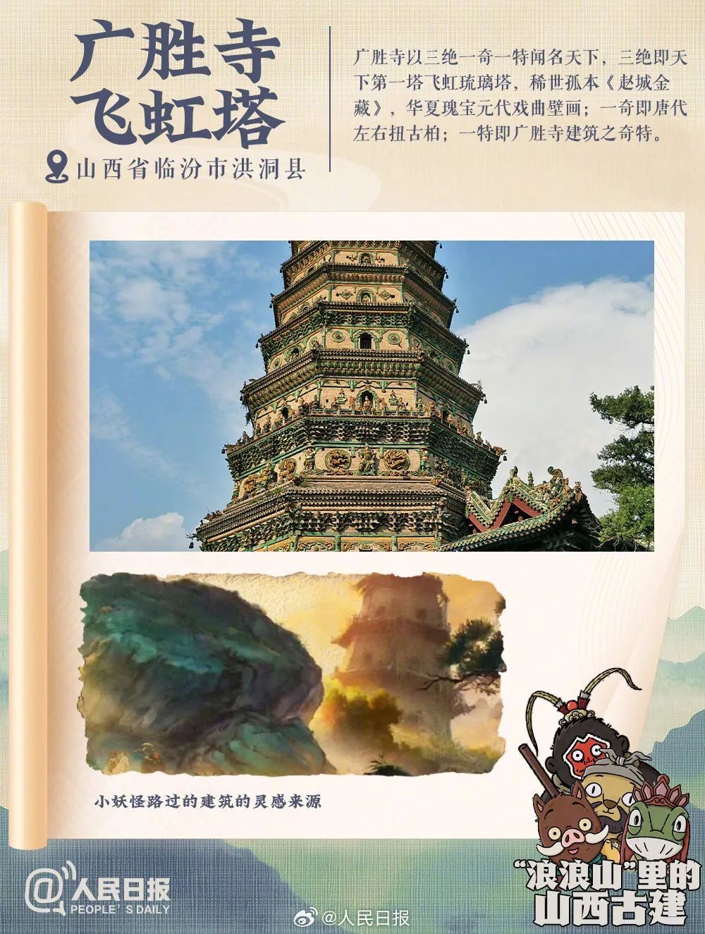 快来测试！《浪浪山小妖怪》里的山西古建“彩蛋”，你找到了几个？