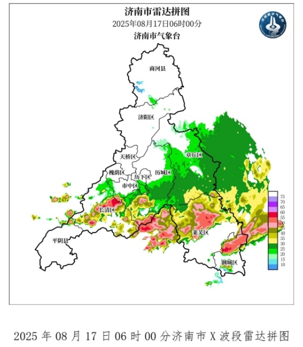 局部大雨或暴雨！济南继续发布暴雨黄色、雷雨大风黄色预警