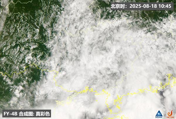 南海热带低压持续接近 今夜起广西将频繁出现强降雨