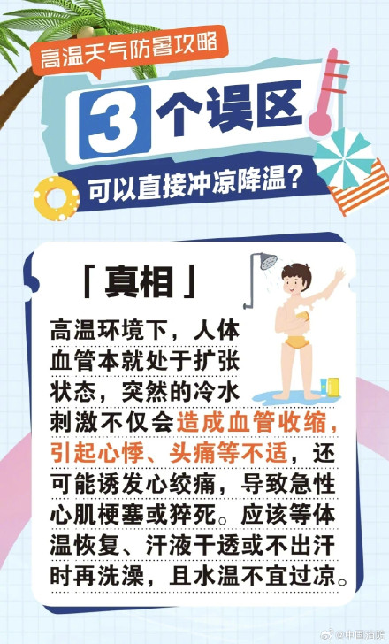 关于防暑降温的3个误区