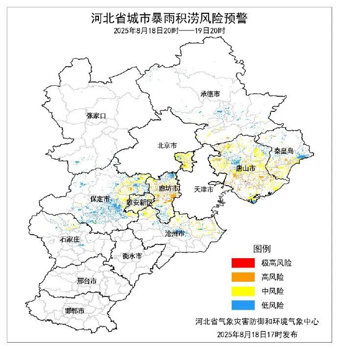 大到暴雨！局地大暴雨！河北未来三天……
