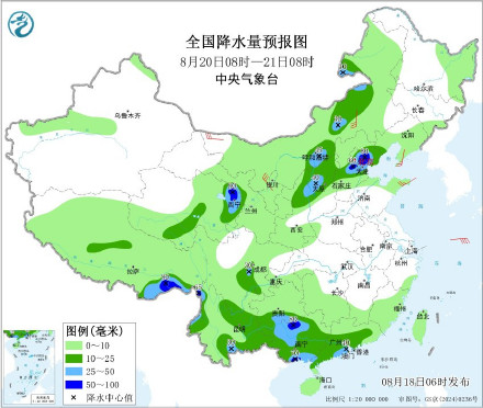 小而猛降雨还将影响北方 西北华北内蒙古出游需谨慎防范