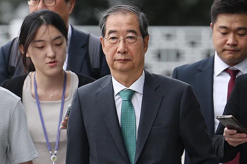 韩国前国务总理韩德洙接受特检组传唤调查！此前曾接受内乱特检组的调查