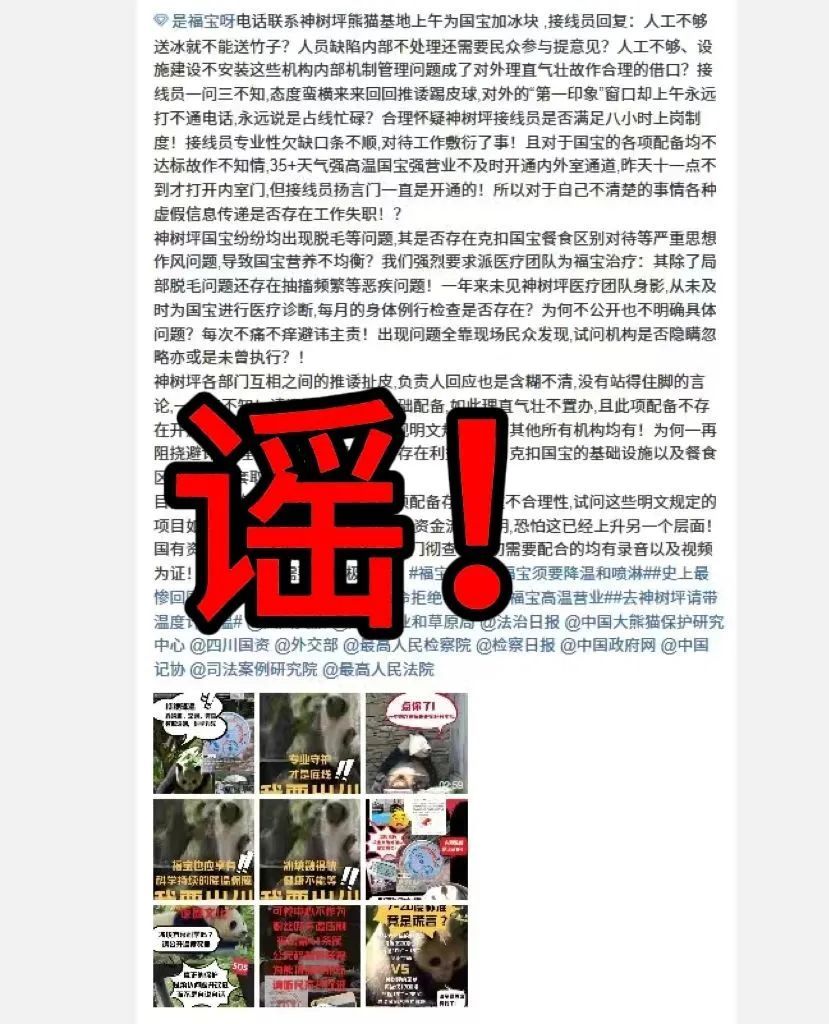 “给大熊猫送冰块就不能送竹子”？回应来了