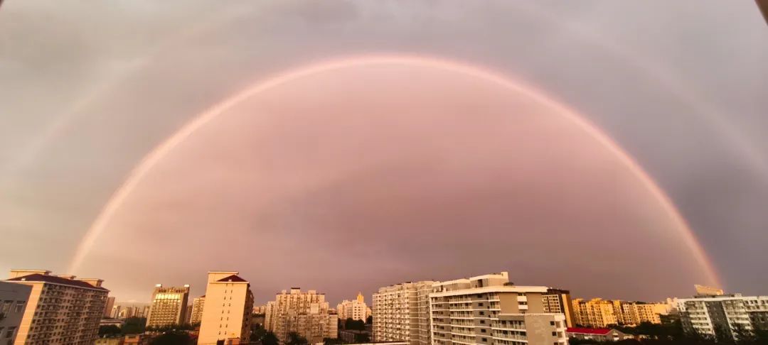 北京雨后惊现双彩虹！多图！转发收藏