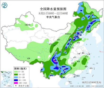 西南至华北东北等地有强降雨 警惕降雨叠加致灾