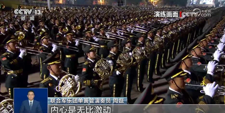 探访九三阅兵训练场 | 联合军乐团：创作多首新曲目 女子军鼓队再次亮相