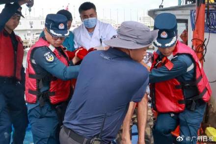 广东男子海上漂流6天在三亚获救