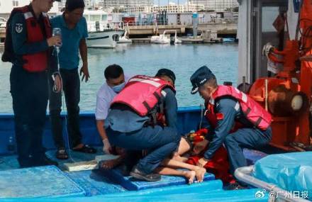 广东男子海上漂流6天在三亚获救