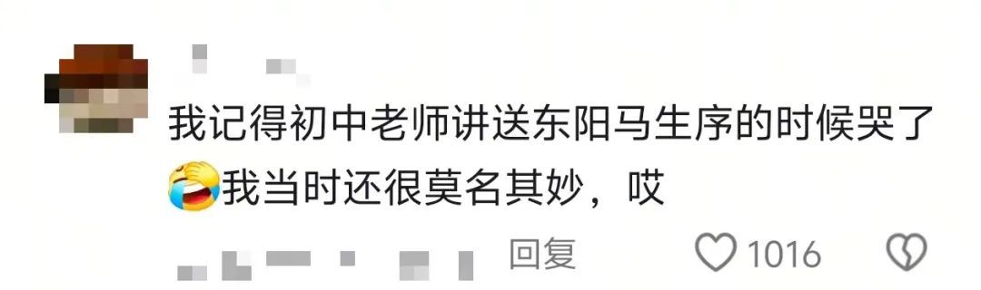 “突然被小时候看不懂的文字震撼到了……”