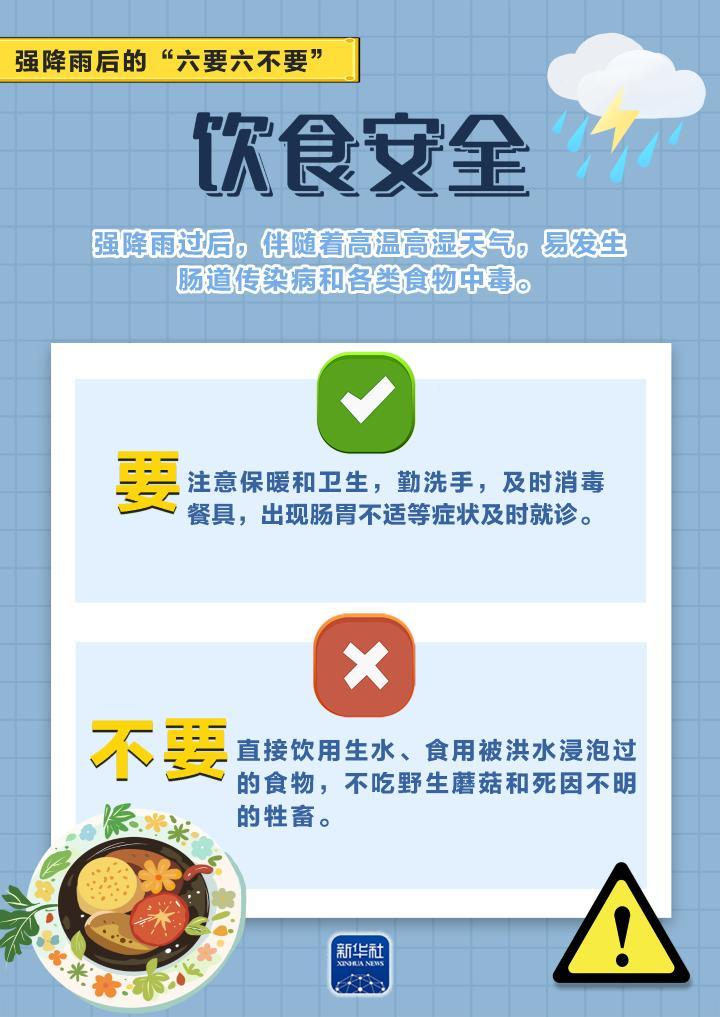 唠“科”话丨这“六要六不要”，让你远离强降雨后的安全风险