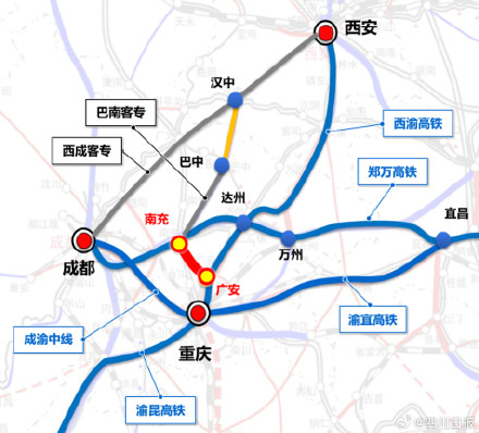 广安将进入成都1小时交通圈