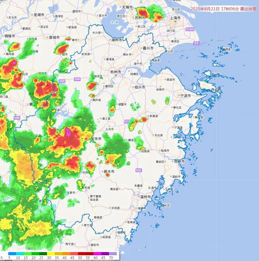 体感温度超40℃！高温、暴雨、强对流…浙江人挺住，接下来一周很猛
