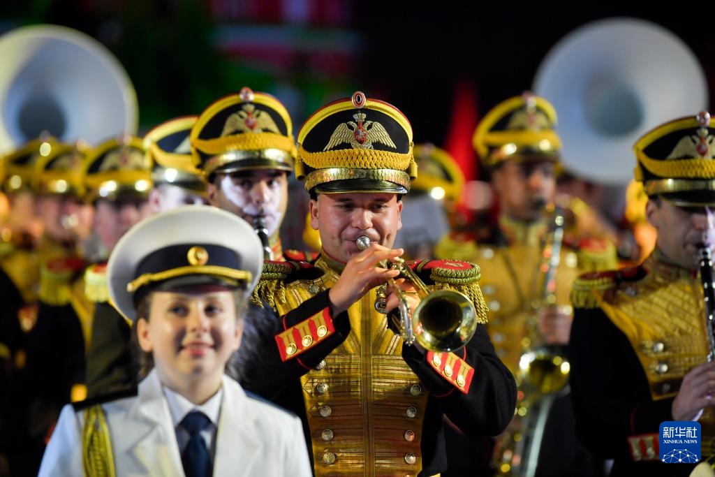 俄罗斯:国际军乐节在莫斯科开幕 俄罗斯:国际军乐节在莫斯科开幕