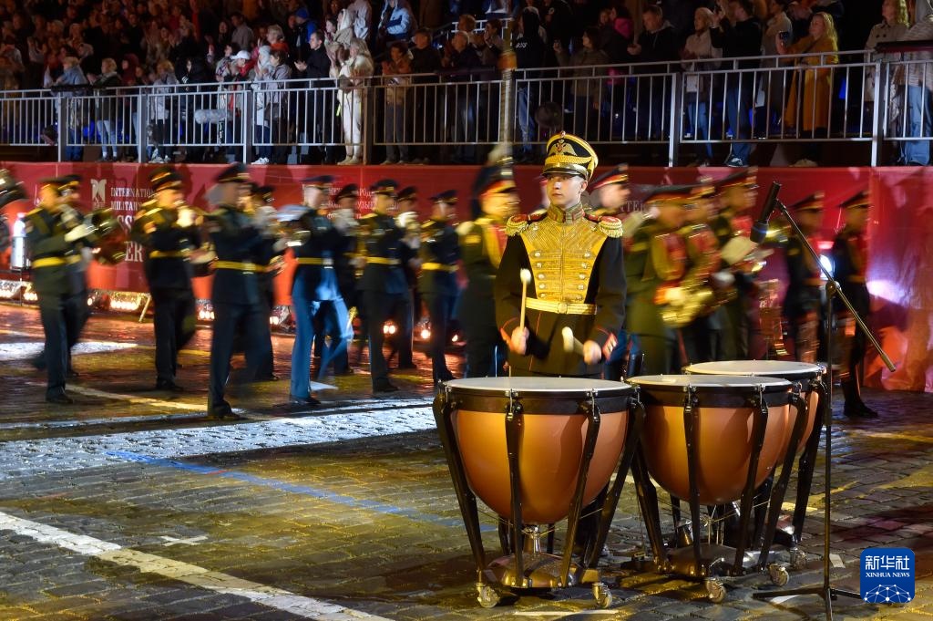 俄罗斯:国际军乐节在莫斯科开幕 俄罗斯:国际军乐节在莫斯科开幕