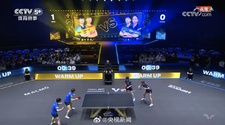 赞！姑娘们棒！孙颖莎王曼昱3比0赢了