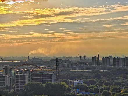 今天北京的天空“好戏连连”！这组美图让你大饱眼福