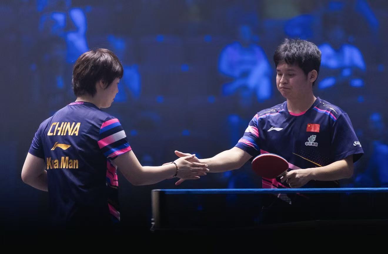 一日三赛一局未失混双登顶 林诗栋瞄准三冠王 一日三赛一局未失混双登顶 林诗栋瞄准三冠王