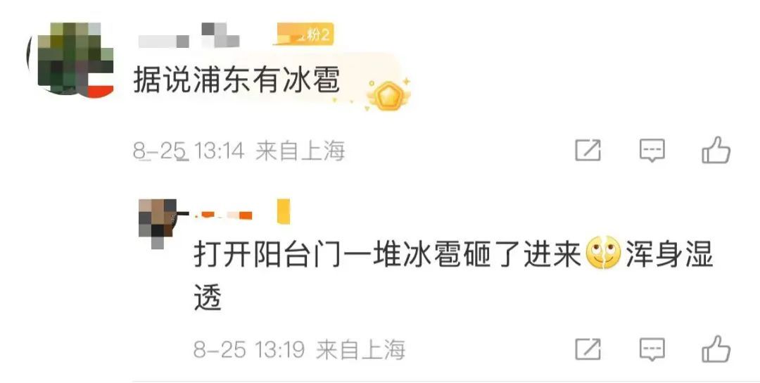 注意防范！上海天气大转折，“一橙三黄一蓝”五预警高挂，网友：推门见冰雹