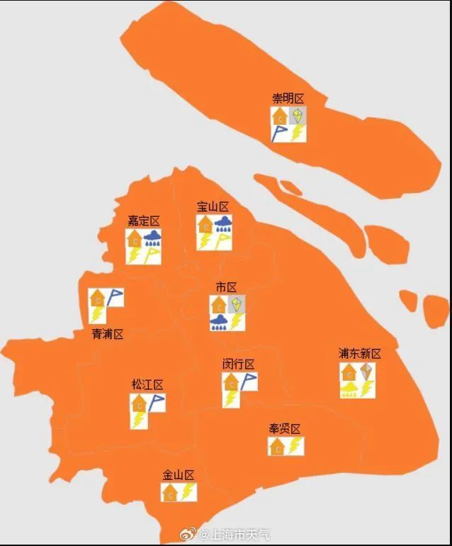 上海天气突变！冰雹雷电大风暴雨扎堆，一区气温骤降13℃，网友：一堆冰雹砸进来