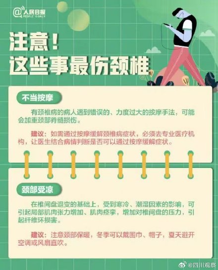 转需！医生教你4个动作拉伸颈椎