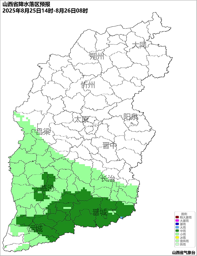 未来三天山西多降雨天气！这些地区雨势较强→