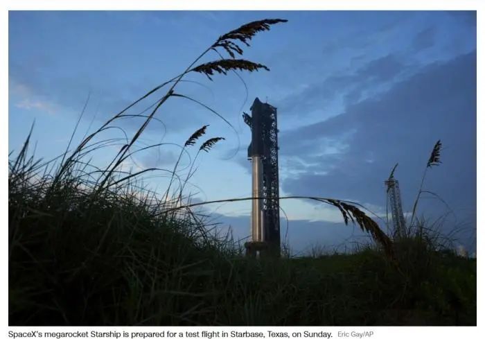 “星舰”第十次试飞被取消 “星舰”第十次试飞被取消