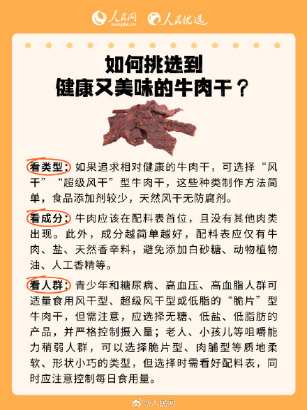 收藏!牛肉干选购攻略来了 收藏!牛肉干选购攻略来了