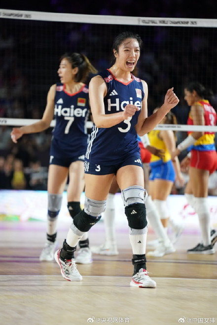 中国女排3比1哥伦比亚女排