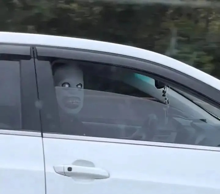 男子高速上戴恐怖面具吓人？警方通报