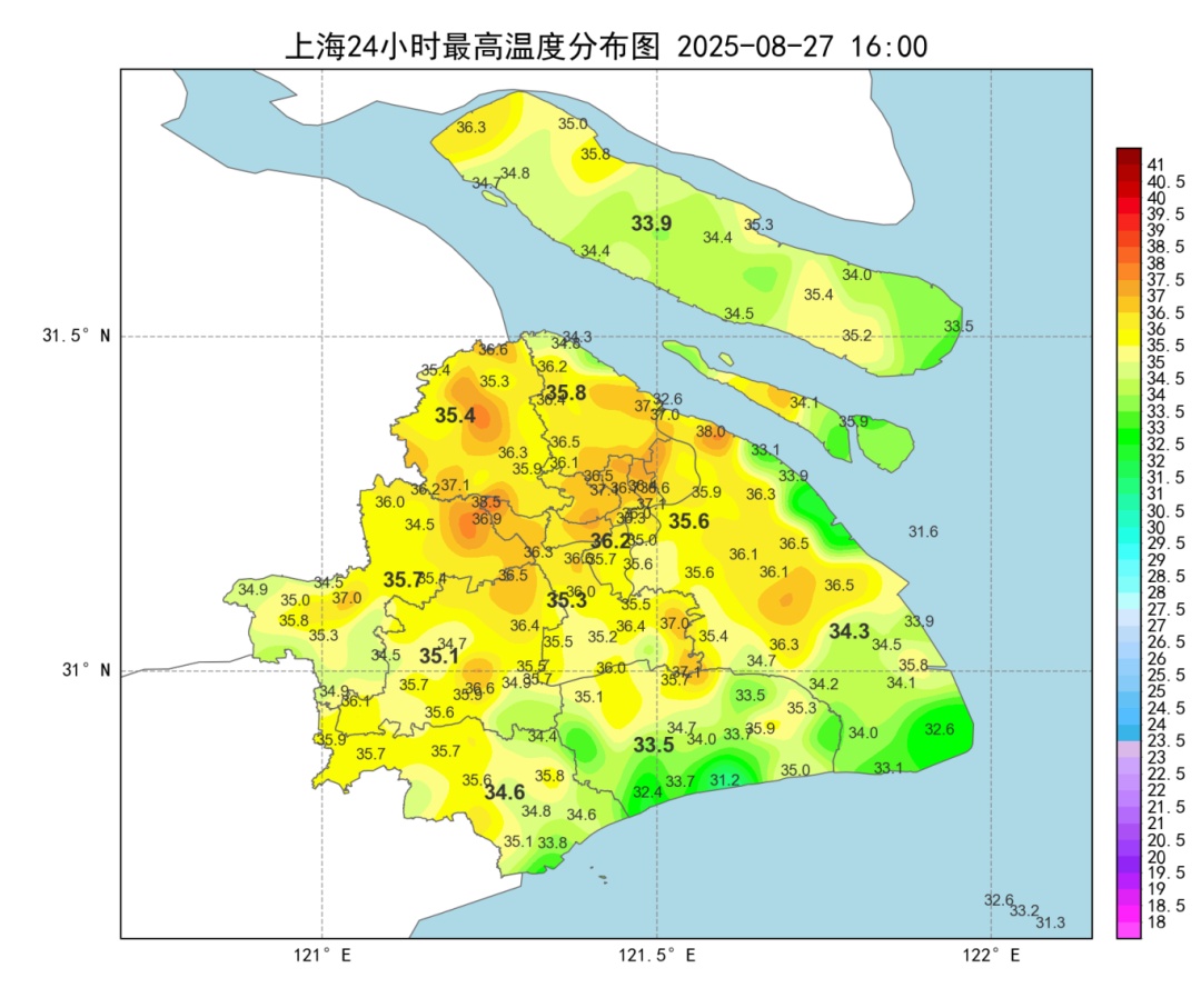 上海要降温了？降几度？？降几天？？？全国秋老虎出没地图出炉