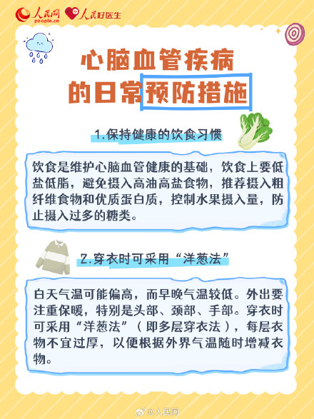 心脑血管疾病高发季！出现这四个症状要及时就医