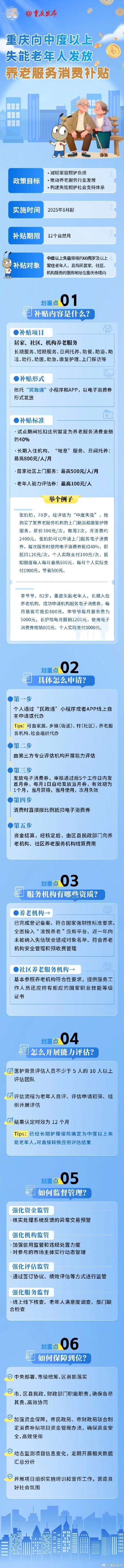 重庆：家有这类老人，可申请补贴！
