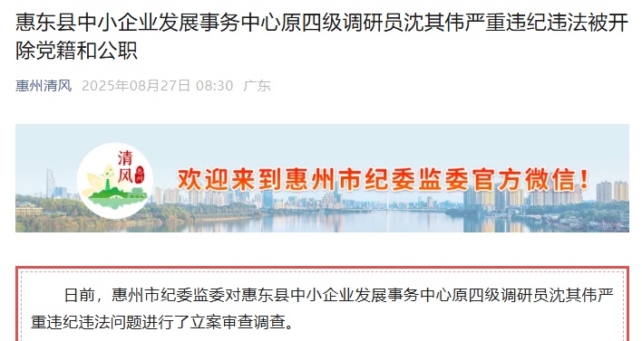 隐瞒入党前严重错误，沈其伟被“双开”