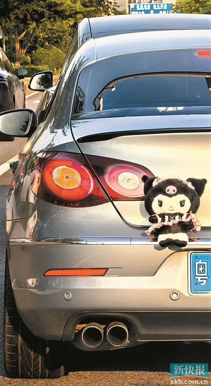 车外挂玩偶存交通隐患，已有司机被罚款扣分