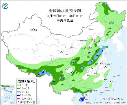 四川甘肃南部及辽宁等地降雨较强 高温核心区在长江中下游