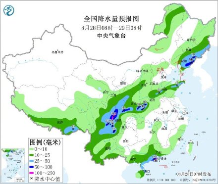 四川甘肃南部及辽宁等地降雨较强 高温核心区在长江中下游