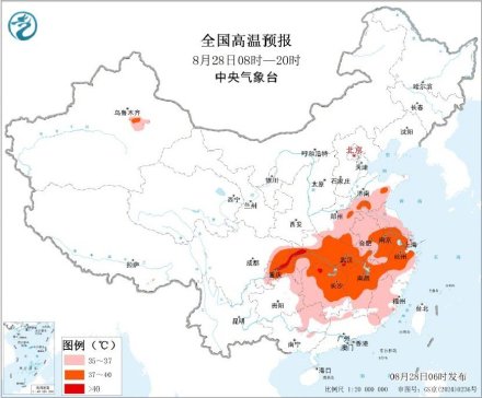 四川甘肃南部及辽宁等地降雨较强 高温核心区在长江中下游
