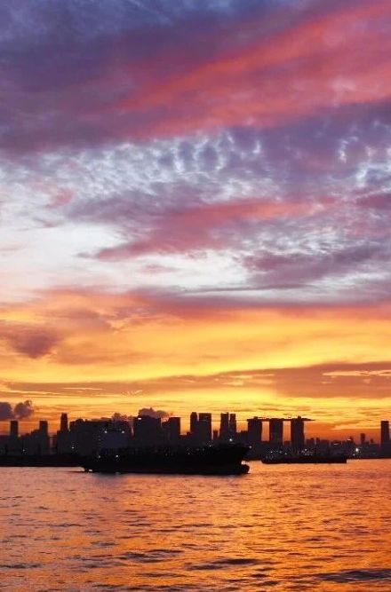 七夕北京的晚霞有多浪漫