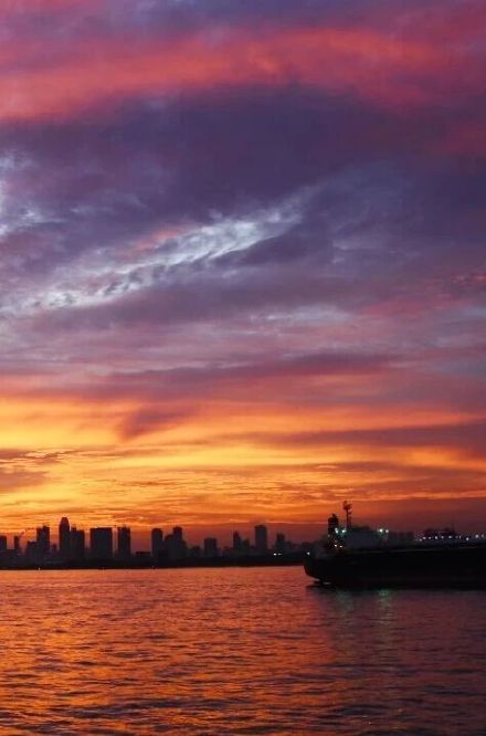 七夕北京的晚霞有多浪漫