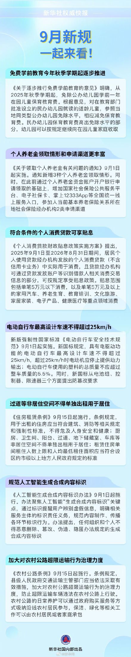 9月新规，一起来看！